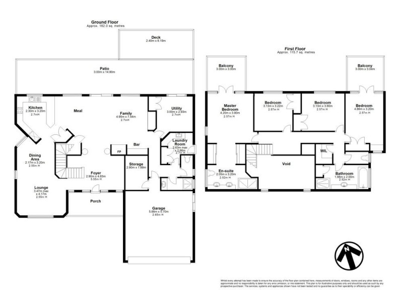 31 Oakmont Crescent, Albany Creek QLD 4035 Floorplan