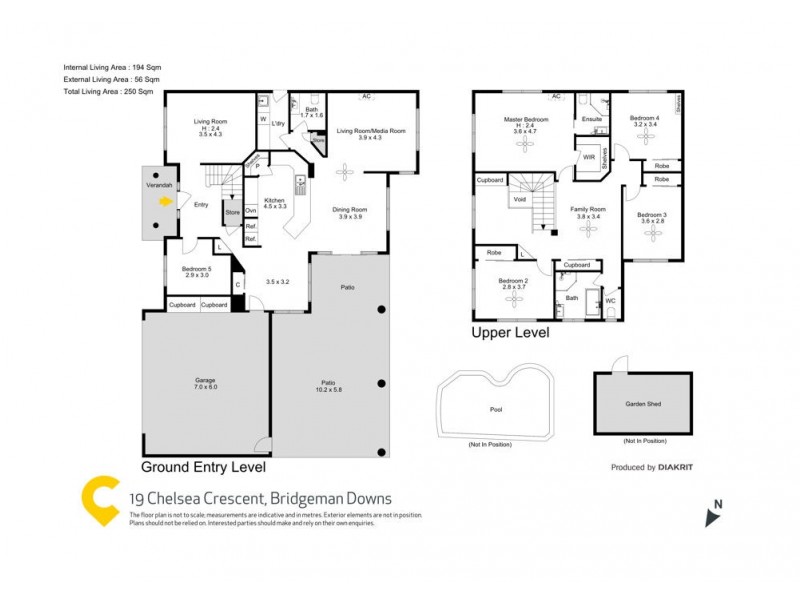 19 Chelsea Crescent, Bridgeman Downs QLD 4035 Floorplan