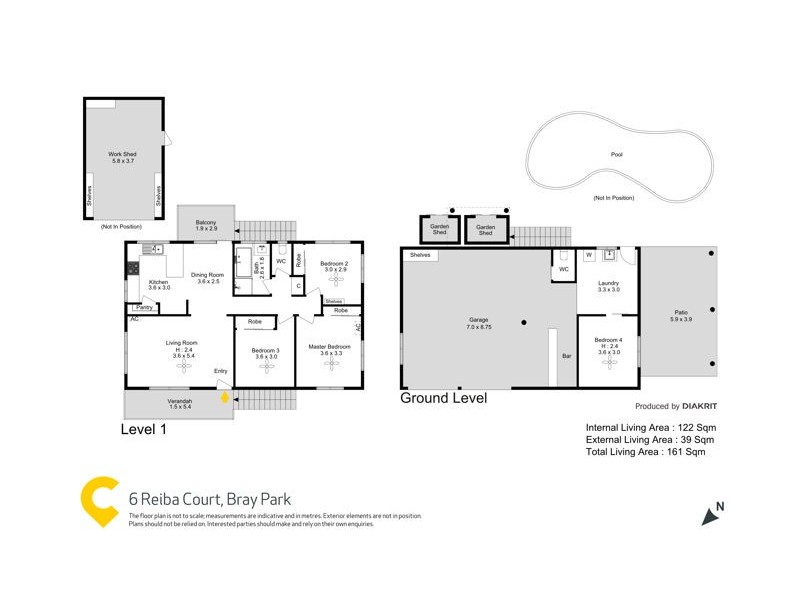 6 Reiba Court, Bray Park QLD 4500 Floorplan
