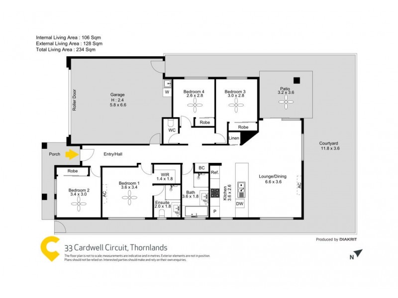 33 Cardwell Circuit, Thornlands QLD 4164 Floorplan