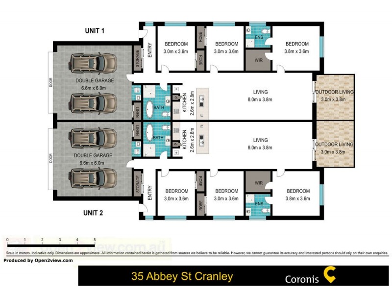 1&2 / 35 Abbey Street, Cranley QLD 4350 Floorplan