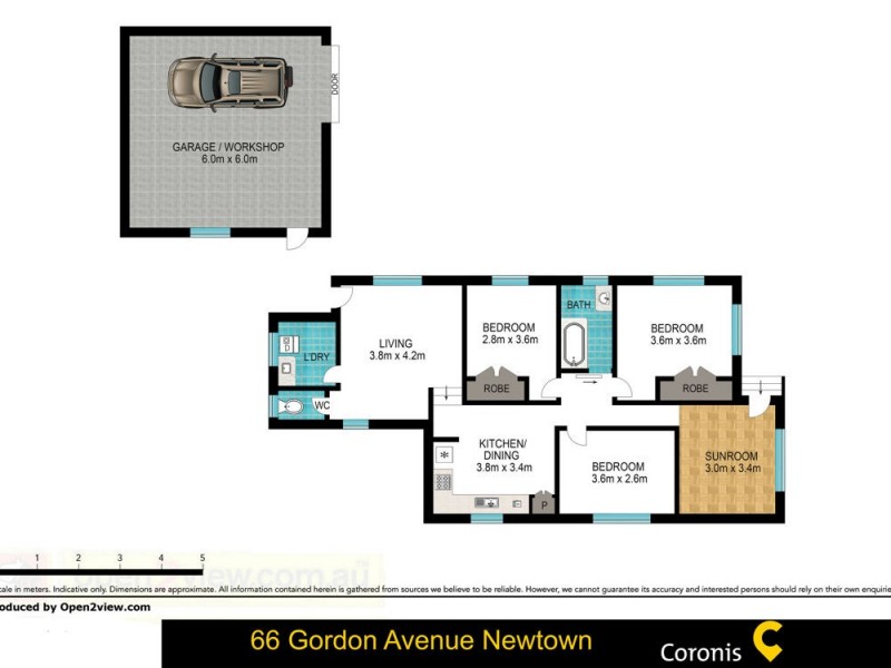 66 Gordon Avenue, Newtown QLD 4350 Floorplan
