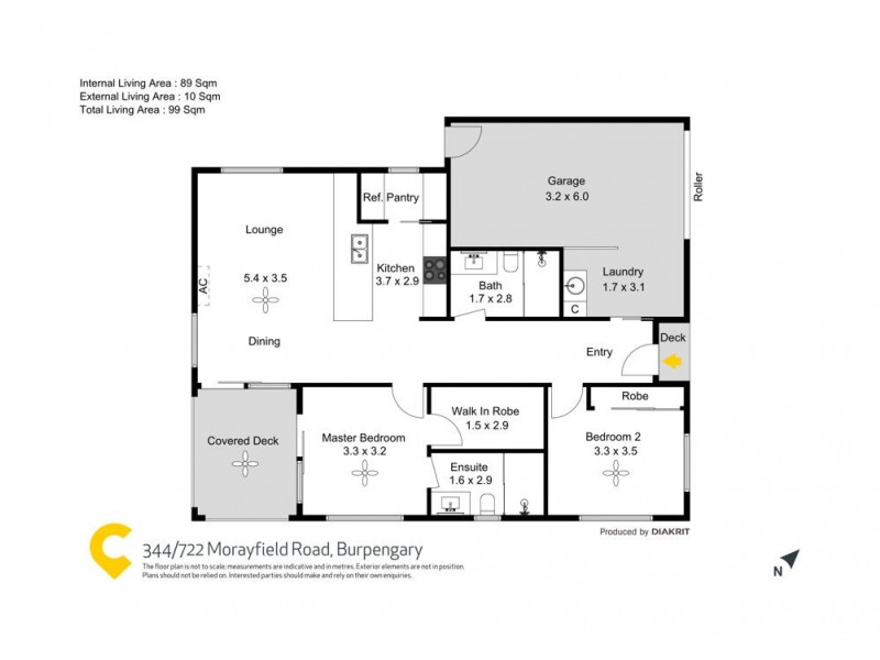 344/722 Morayfield Road, Burpengary QLD 4505 Floorplan