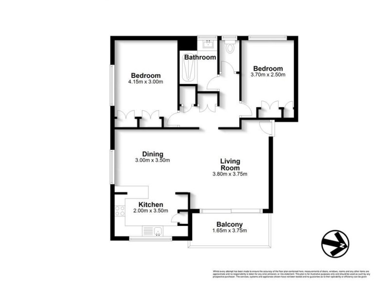 1/15 Griffith Street, Everton Park QLD 4053 Floorplan
