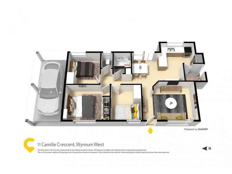 11 Camille Crescent, Wynnum West QLD 4178 Floorplan