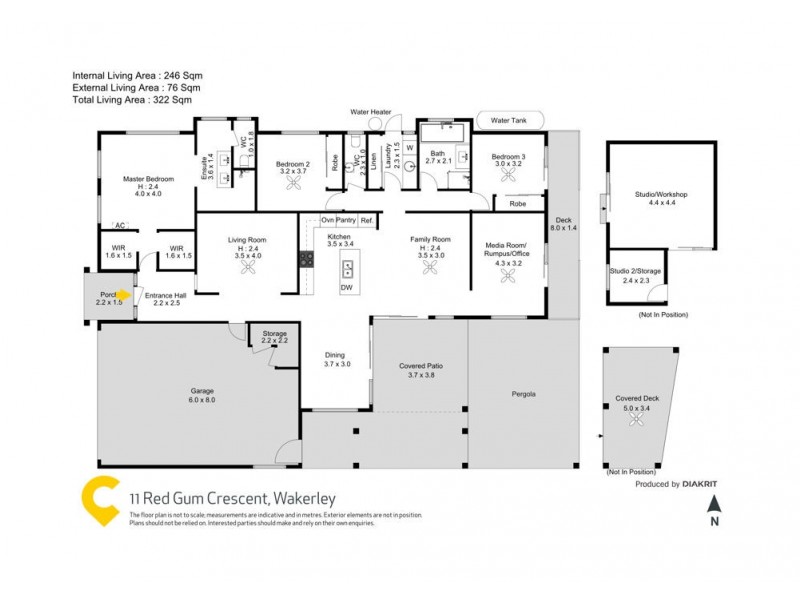 11 Red Gum Crescent, Wakerley QLD 4154 Floorplan