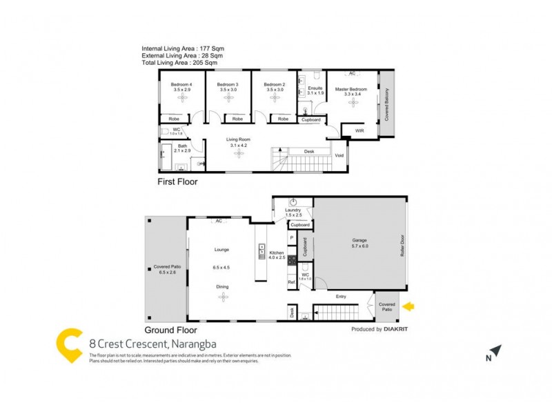 8 Crest Street, Narangba QLD 4504 Floorplan