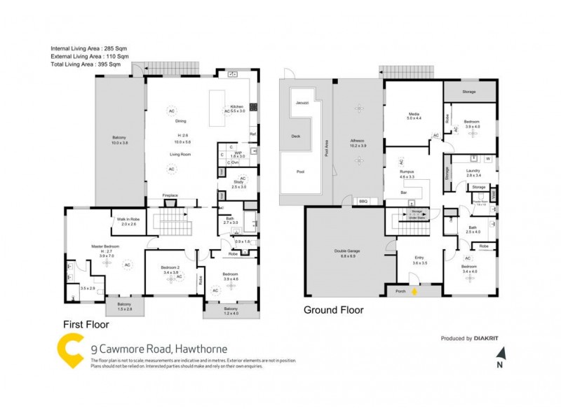 9 Cawmore Road, Hawthorne QLD 4171 Floorplan
