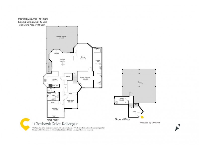 11 Goshawk Drive, Kallangur QLD 4503 Floorplan