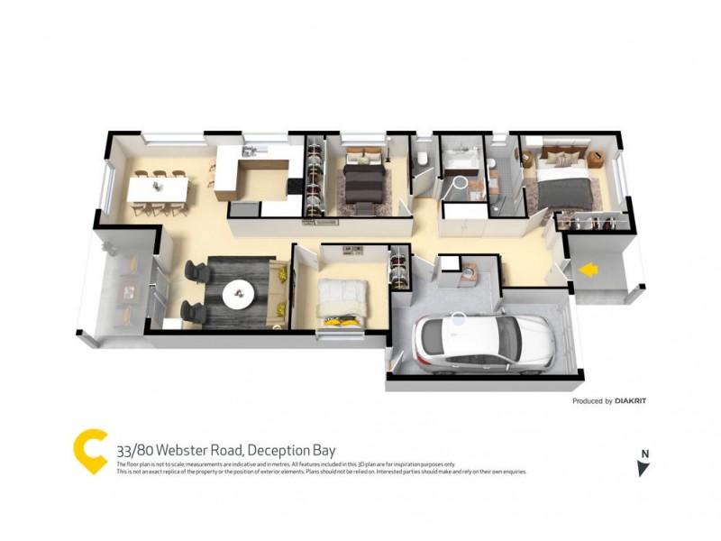 33/80 Webster Road, Deception Bay QLD 4508 Floorplan