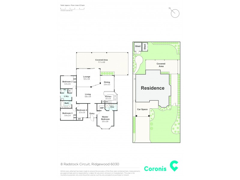 8 Radstock Circuit, Ridgewood WA 6030 Floorplan