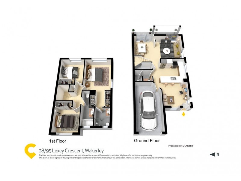 28/95 Lexey Crescent, Wakerley QLD 4154 Floorplan