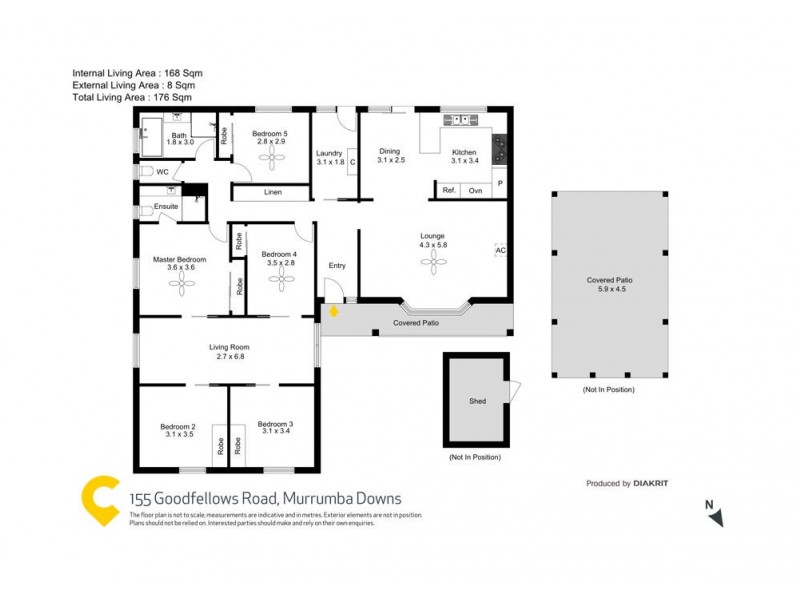 155 Goodfellows Road, Murrumba Downs QLD 4503 Floorplan