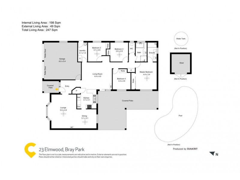 23 Elmwood Drive, Bray Park QLD 4500 Floorplan