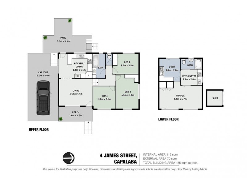 4 James Street, Capalaba QLD 4157 Floorplan