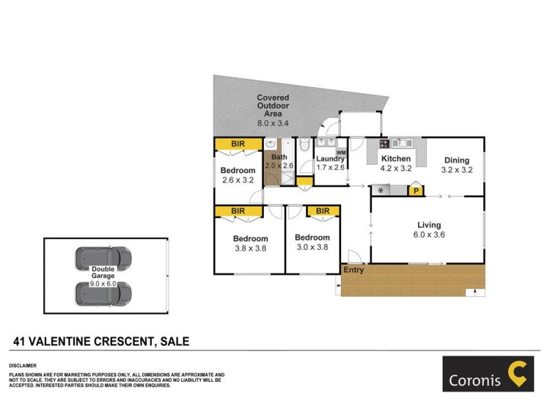 41 Valentine Crescent, Sale VIC 3850 Floorplan