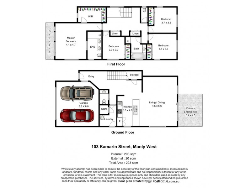 103 Kamarin Street, Manly West QLD 4179 Floorplan