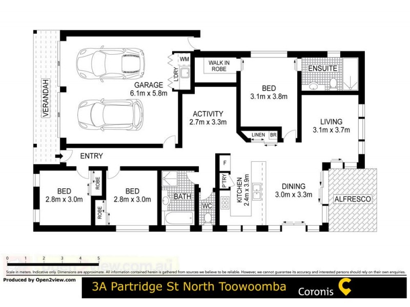 3A Partridge Street, North Toowoomba QLD 4350 Floorplan