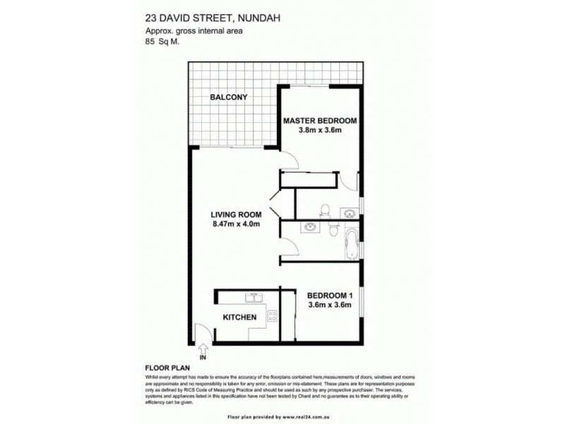 1/23 David Street, Nundah QLD 4012 Floorplan