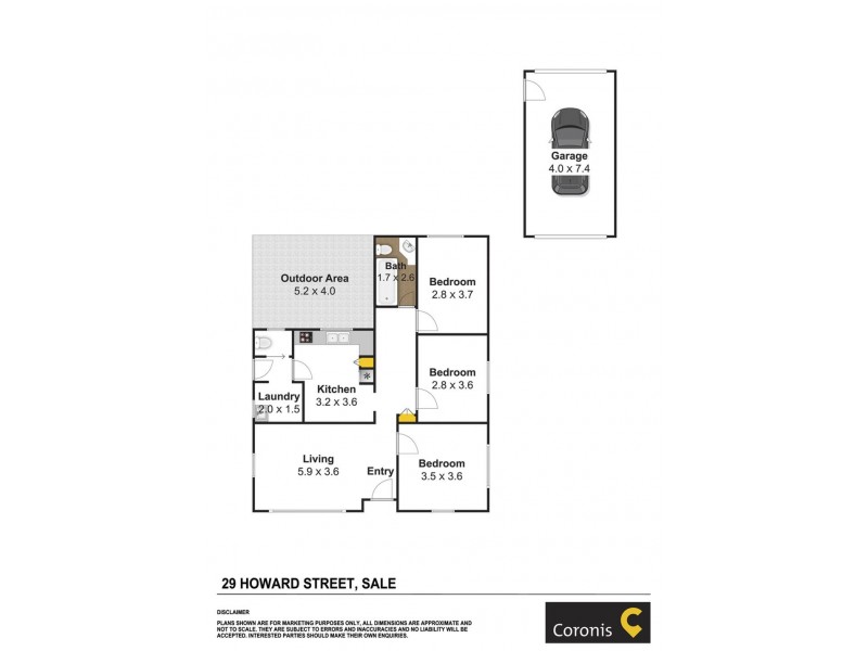29 Howard Street, Sale VIC 3850 Floorplan