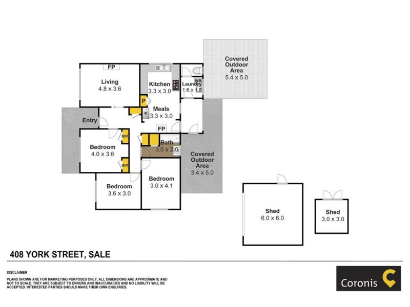 408 York Street, Sale VIC 3850 Floorplan