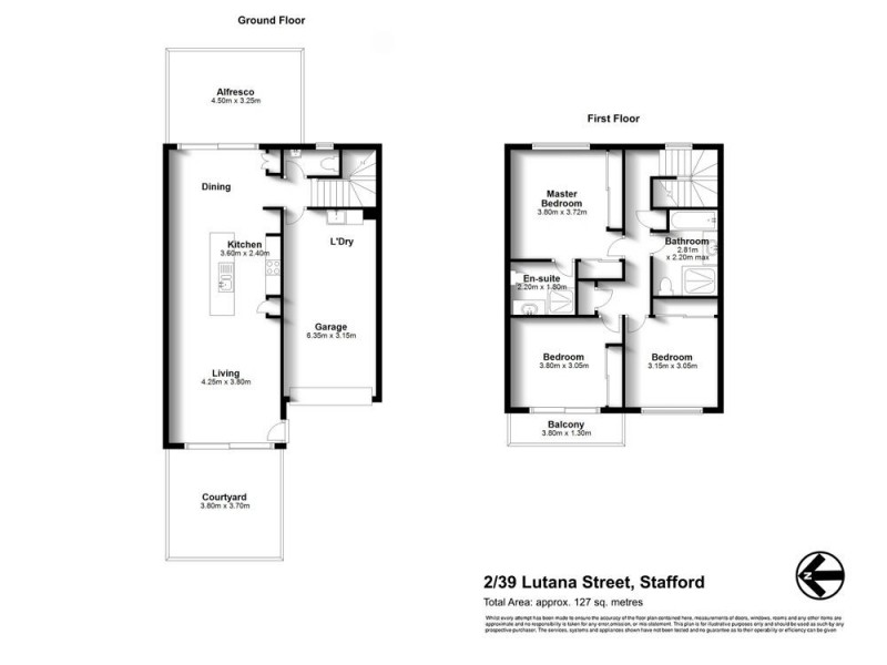 2/39 Lutana Street, Stafford QLD 4053 Floorplan