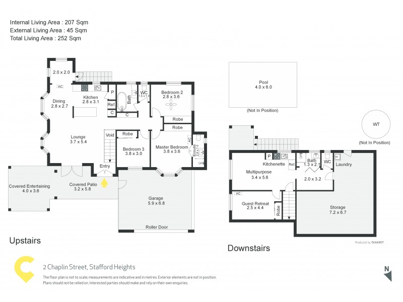 2 Chaplin Street, Stafford Heights QLD 4053 Floorplan