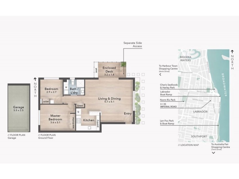 3/25 Imperial Parade, Labrador QLD 4215 Floorplan