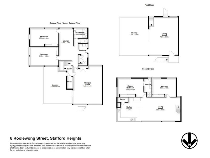 8 Koolewong Street, Stafford Heights QLD 4053 Floorplan