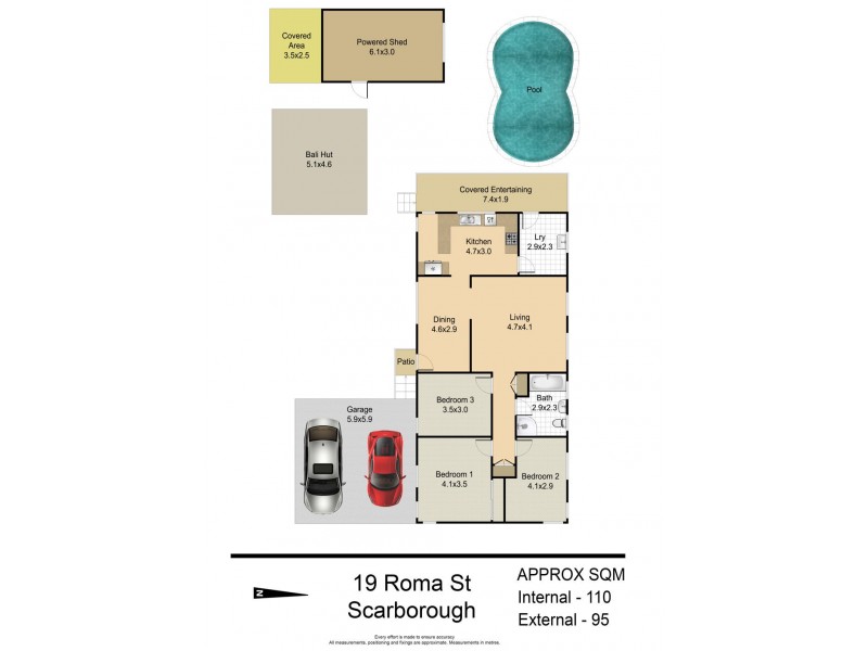 19 Roma Street, Scarborough QLD 4020 Floorplan