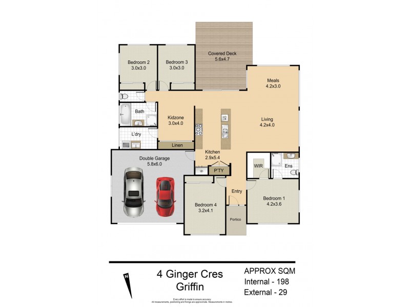 4 Ginger Crescent, Griffin QLD 4503 Floorplan