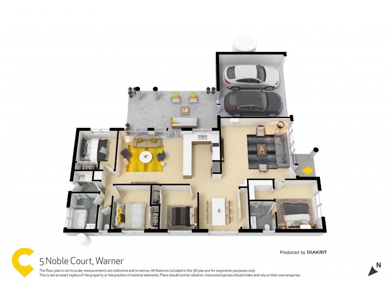 5 Noble Court, Warner QLD 4500 Floorplan