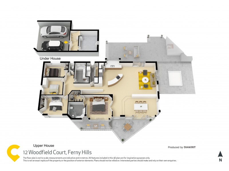 12 Woodfield Court, Ferny Hills QLD 4055 Floorplan