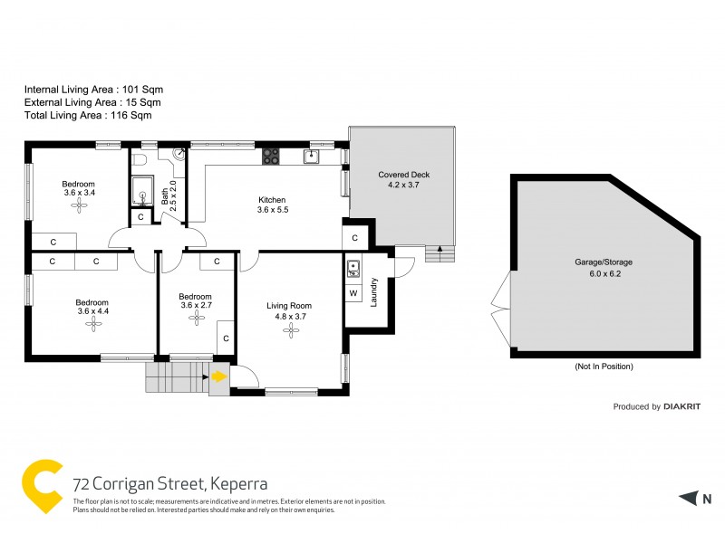 72 Corrigan Street, Keperra QLD 4054 Floorplan
