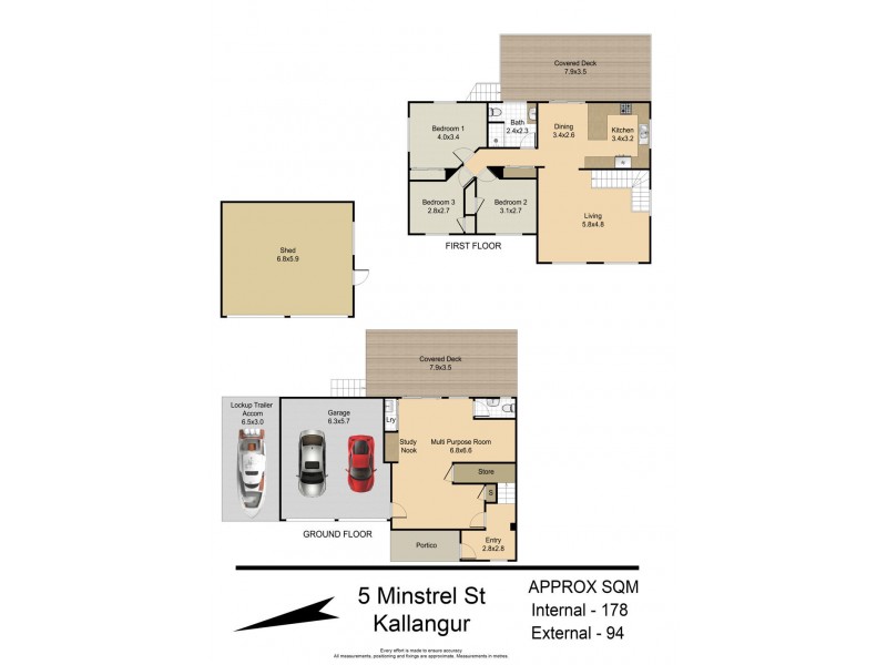 5 Minstrel Street, Kallangur QLD 4503 Floorplan