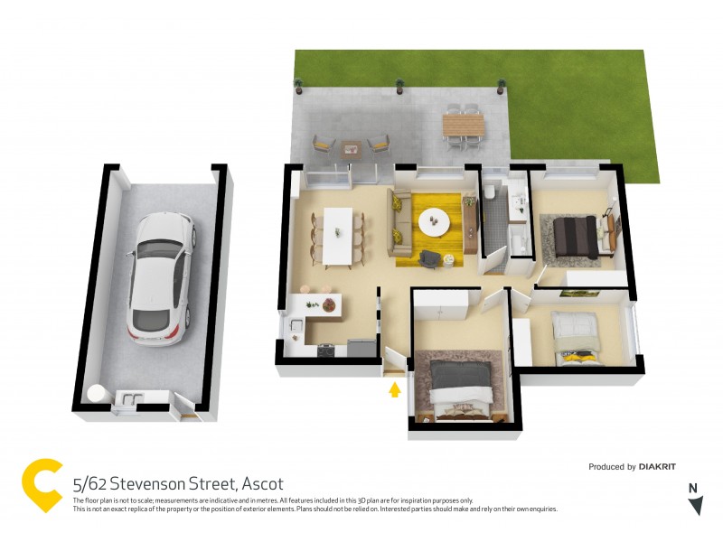 5/62 Stevenson Street, Ascot QLD 4007 Floorplan