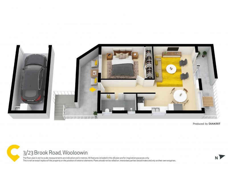 3/23 Brook Road, Wooloowin QLD 4030 Floorplan