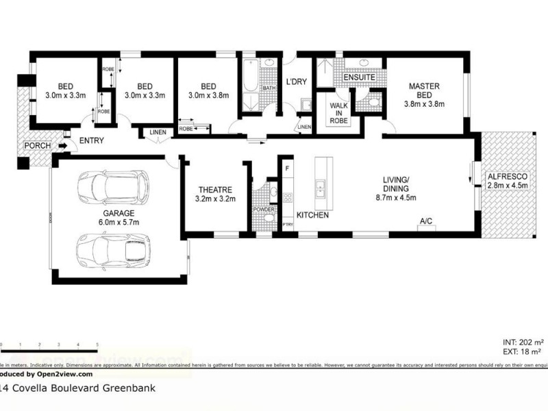 14 Covella Boulevard, Greenbank QLD 4124 Floorplan