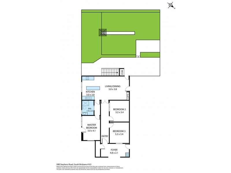 99B STEPHENS ROAD, South Brisbane QLD 4101 Floorplan