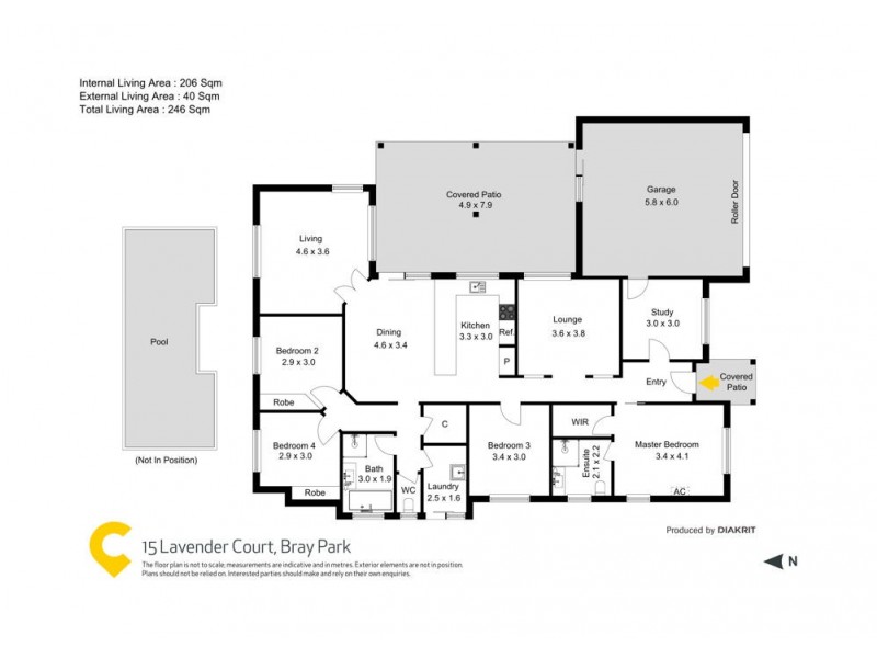 15 Lavender Court, Bray Park QLD 4500 Floorplan