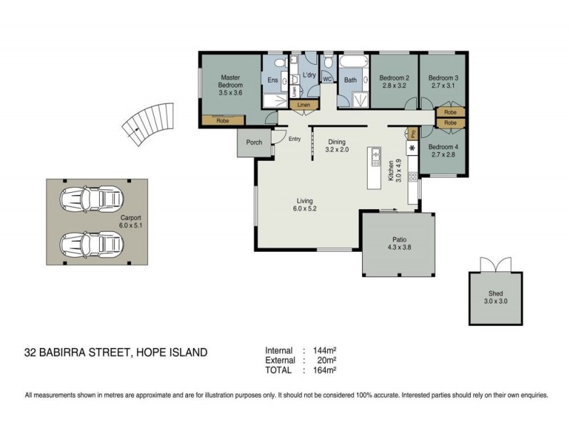 32 Babirra Street, Hope Island QLD 4212 Floorplan