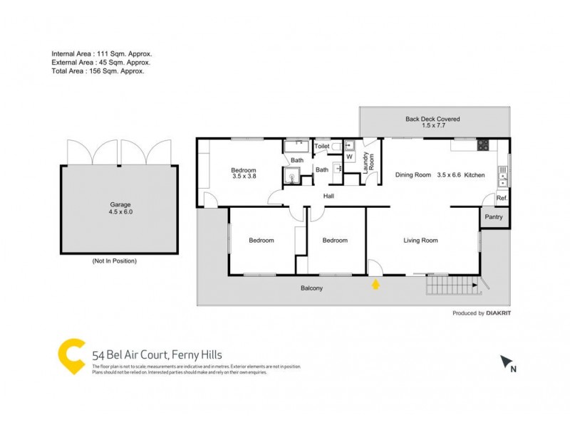 54 Bel Air Court, Ferny Hills QLD 4055 Floorplan