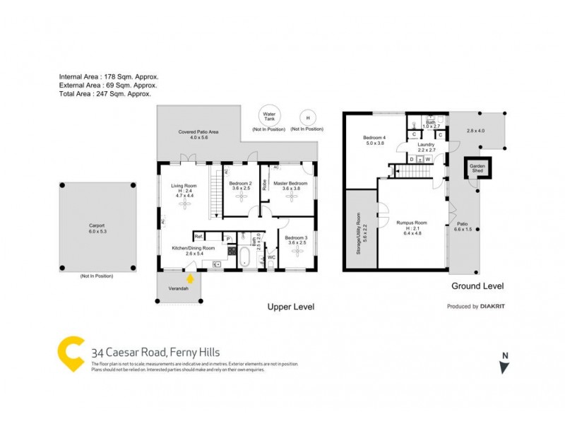 34 Caesar Road, Ferny Hills QLD 4055 Floorplan
