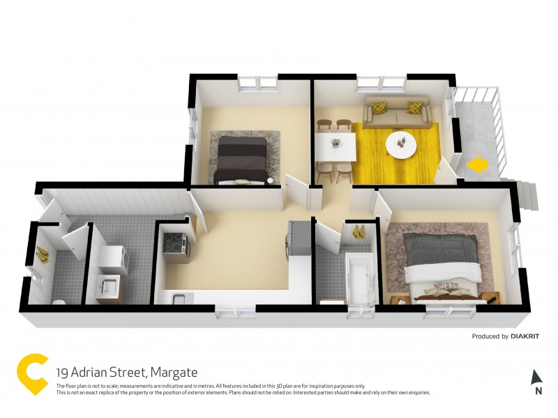 19 Adrian Street, Margate QLD 4019 Floorplan