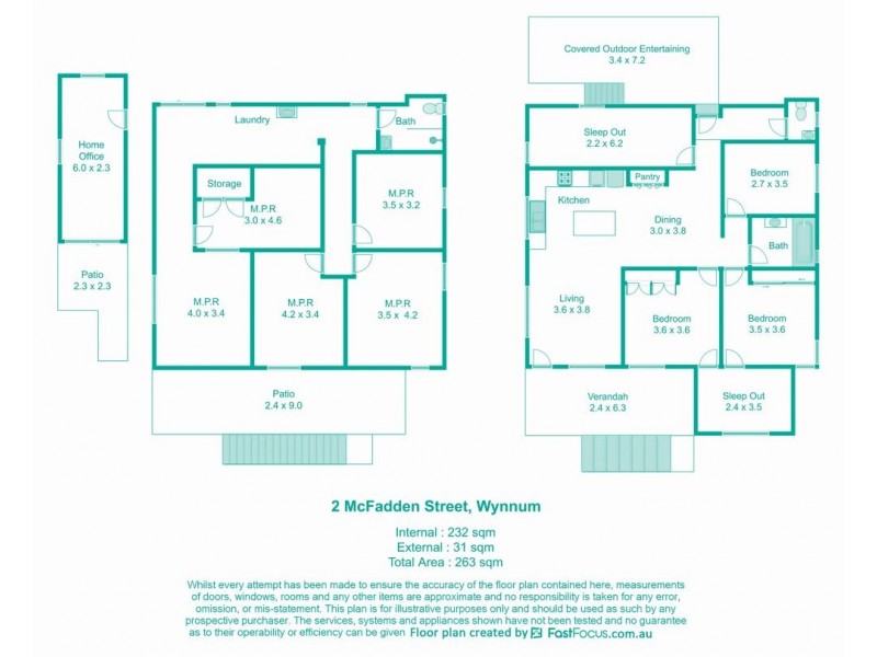 2 McFadden Street, Wynnum QLD 4178 Floorplan