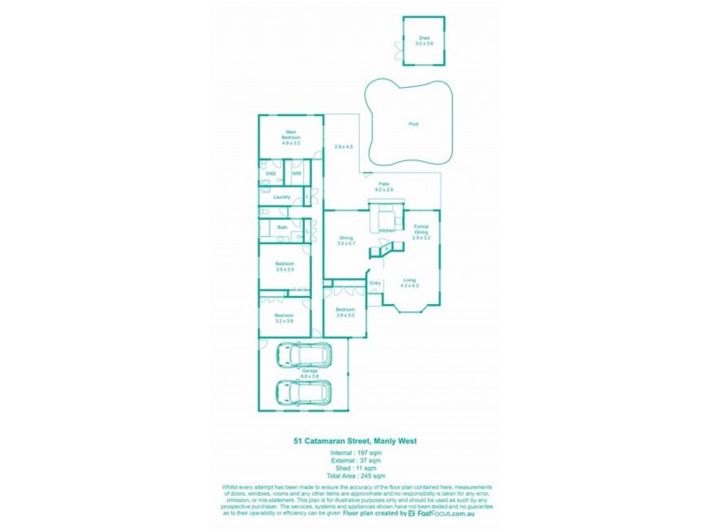 51 Catamaran St, Manly West QLD 4179 Floorplan