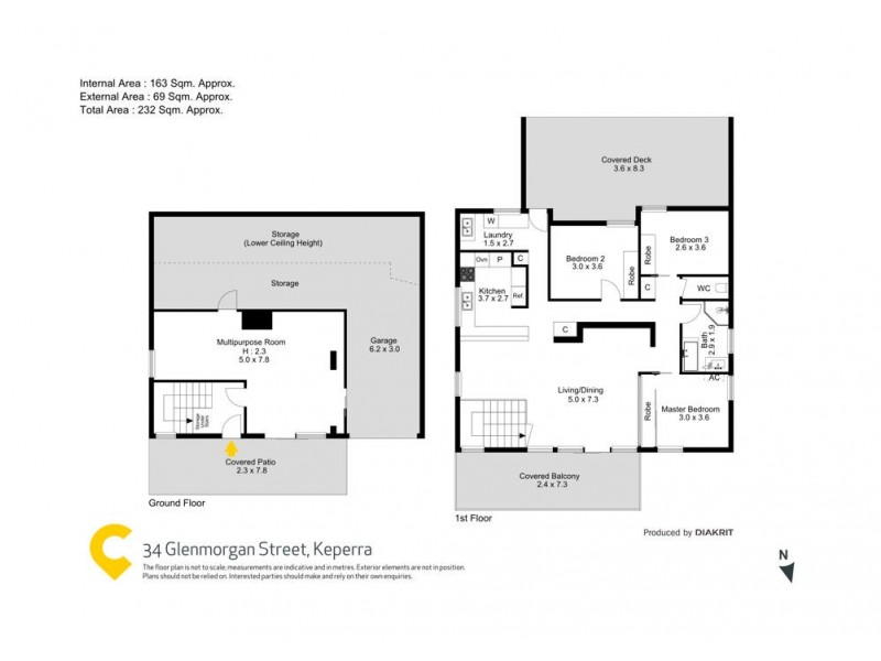 34 Glenmorgan Street, Keperra QLD 4054 Floorplan