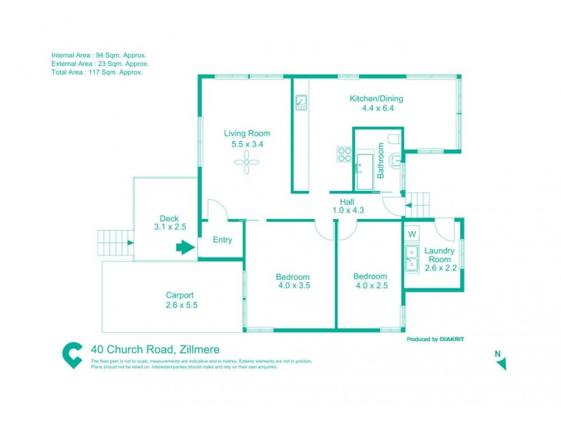 40 Church Road, Zillmere QLD 4034 Floorplan