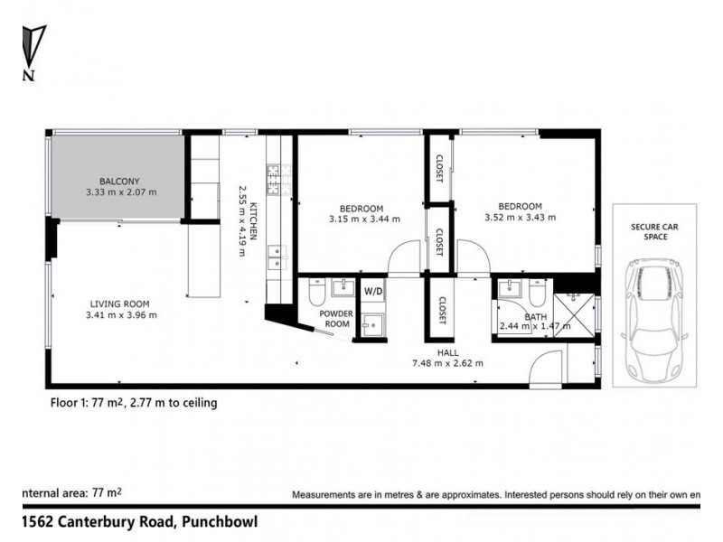 208/1562 Canterbury Road, Punchbowl NSW 2196 Floorplan