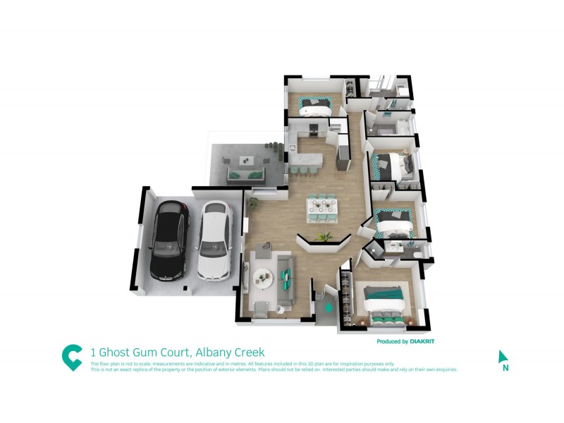 1 Ghost Gum Court, Albany Creek QLD 4035 Floorplan